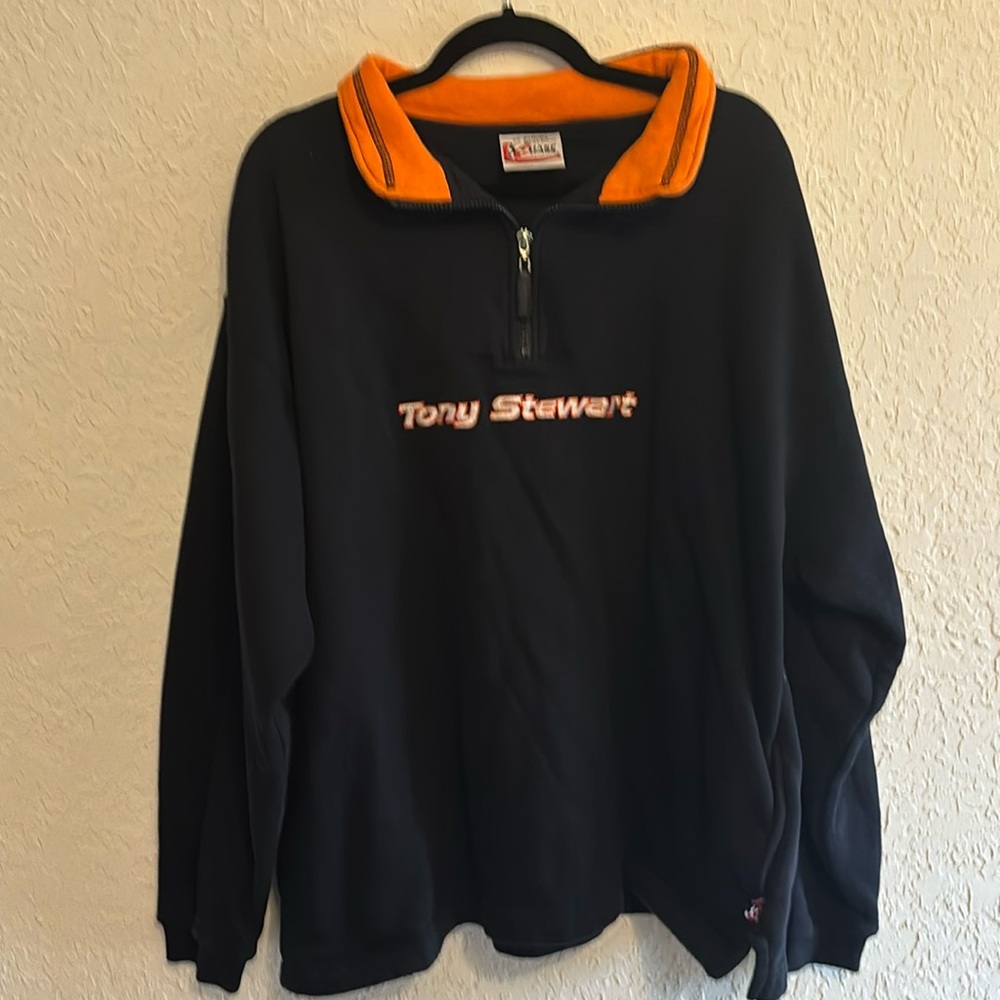 Nascar Tony Stewart #20 The Home Depot Racing Pullover 1/4 Zip Sweatshirt 2XL